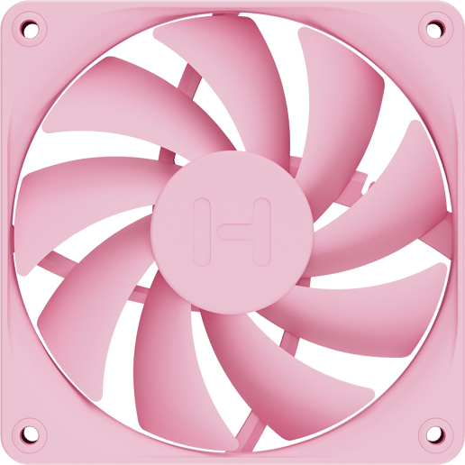 HYTE FA12 120 mm PWM PC Case Fans 4 Pack Strawberry Milk